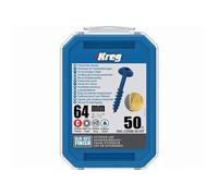 Vis KREG Blue-kote - 64 mm avec filetage grossier - Boite de 50 vis - SML-C250B-50-INT G