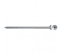 Vis bois aggloméré FPF II CTP Tête fraisée Zinguée blanche 100 pièces L : 90 mm ? 6 mm