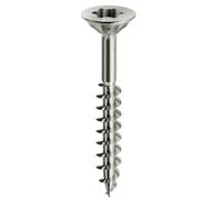 Mustad Vis à bois aggloméré PANELVIT CHROMITING® – filetage partiel – Torx tête fraisée – 4x70 x200