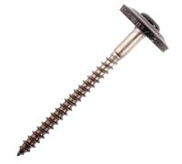 Vis bois SCELL-IT - Ø4.5 x 35 mm - Gris terre d'ombre RAL7022 - Sachet de 100 - RDT-45035-7022