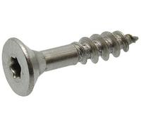 Vis bois tête fraisé T25 - Ø 6 mm - 60/36 mm - Inox - Boîte de 100 pièces - Acton