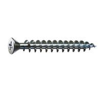 Spax - Vis universelle, Petite tête fraisée, cruciforme Z, filetage, surface galvanisée Blank a2j - 0321010300105, 0/1035/001/3,0/15/ /01