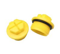 Vis Bouchons Cache-vis Étanchéité de la douille Bouchons d'extrémité de vis Matériau Haute performance d'étanchéité jaune M18x1.5