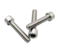 Vis Btr M2 x 5mm : 50 Pcs Visserie Inox pour Rondelle Ecrous | 6 Pans Creux Tete Cylindrique Acier A2 | Vis CHC Inox Tete Ronde Metal Anti-Rouille - DIN 912 | PROTORX