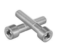 Vis Btr M6 x 40mm : 20 Pcs Visserie Inox pour Rondelle Ecrous | 6 Pans Creux Tete Cylindrique Acier A2 | Vis CHC Inox Tete Ronde Metal Anti-Rouille - DIN 912 | PROTORX