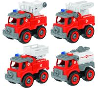 Vis camion de pompiers 4 pcs 13 cm