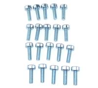 Vis cannelées pour Stihl Oleo-Mac Dolmar Makita, débroussailleuse à chaîne, scie de dégagement, débroussailleuse, souffleur de bordure, taille-haie, T27, M5x20, 20 pièces-