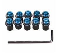 Vis Carenage Moto 10 Pièces Écrous À Œil M5 Pour Pare-brise De Moto Kit Boulons Vis Fixation Carénage 5 Mm Rechange Modification