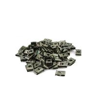 Vis Carenage Moto 20Pièces/set Motorcycle Car Scooter ATV Moped Ebike Cover Metal Retainer Self-tapping Screws And U-Type Clips M4 M5