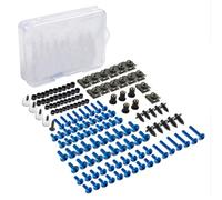 Vis Carenage Moto Compatible Avec Ducati Pour Panigale 1199 2012-2015 Pour 1299 2015-2017 Pour 959 2016-2019 190PCS Universel Moto Rondelles Ecrous Vis Assortiment(Blue)