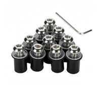 Vis Carenage Moto Compatible Avec Pour Z900 750 800 650 Pour 300 650 1000 Pour ZX6R 7R 10R 14R Pour ZZR 10PCS M5 Kit De Vis De Boulon De Pare-brise