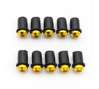 Vis Carenage Moto Compatible Avec Pour ZX10R 14R Pour ZZR Pour 1000 300 650 5mm 10 Pièces Kit De Boulons De Fixation De Pare-brise Pour Moto