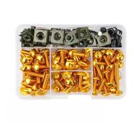 Vis Carenage Moto Compatible Avec Suzuki Pour Gsxr600 Gsxr750 Gsxr1000 190PCS Kit De Vis De Fixation Pour Pare-brise Et Carénage De Moto(Yellow)