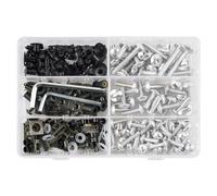 Vis Carenage Moto Compatible Avec Yamaha Pour MT03 MT07 MT09 Pour YZF-R1 R3 R6 R7 Pour FZR400 FZR600 FZR750 253 Pièces Moto Rondelles Écrous Vis Assortiment