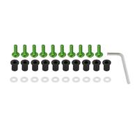Vis Carenage Moto Compatible Avec Yamaha Pour MT07 Pour MT09 Moto Carrosserie Carénage Pare-brise Vis Écrou Boulon Moto Pare-brise Boulons M5 Kits De Vis