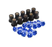 Vis Carenage Moto Kit De Vis De Pare-Brise pour Moto pour Kawasaki pour Concours 14 GTR1400 1400GTR, Écrous, Boulons Et Fixations Kits de Montage(Bleu)