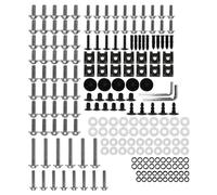 Vis Carenage Moto Kit De Vis Et Écrous Pour Carénage Moto Pour BMW R1150RT R 1150 RT 1150RT Fixations, Clips Boulons Carrosserie Fixation Boulons Clips Écrou(Argent)