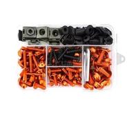 Vis Carenage Moto Kit De Vis Et Écrous Pour Carénage Moto Pour Pour NINJA650 Pour NINJA 650 Boulons, Clips Fixations Fixation Boulons Clips Écrou(Orange)