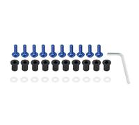 Vis Carenage Moto Universel Kit De Vis Pour Pare-brise De Moto Pour M5 Kit D'attaches De Moto Boulons Écrous Clips