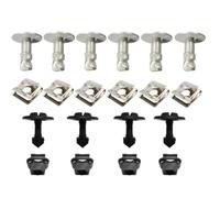 Vis Carrosserie Voiture Set Pour Pour A8 1997-2010 | Boulons de corps de protection anti-éclaboussures sous le couvercle du moteur Vis Soubassement
