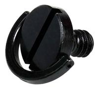 Vis Caruba 1/4" avec anneau en D - noir