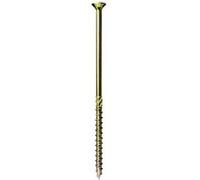 Vis charpente tête fraisée T40 8x120 zingué bichromaté FISSAGI - Boite de 50 - 92013 Zingué G