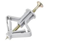 Vis, chevilles à expansion, Vis, boulons d'expansion, 100 pièces de type plan en nylon plastique for briques creuses, bois, plaques plâtre, mur creux, cloison sèche, ancrage, cheville