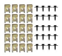 Vis clips partie Lot De 40 Écrous En U Pour Châssis Voiture, Protection Moteur, Rondelles, Pare-chocs, Vis Croisées Pour BMW Série 1 E81-E82 -E87-E88-F20