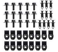 Vis clips partie Voiture Pare-chocs Garde-boue Doublure Poussée Retenue Attache Rivet Clips Moteur Sous Couverture Bouclier Garde Corps Boulons Pour Nissan 350Z 2003-2009