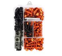 vis Compatible Avec Pour Z900 Pour Z900RS Pour Z1000 195 Pièces Ensemble D'écrous Et De Boulons Boulons De Carénage De Moto Kit De Vis Clips D'écrou