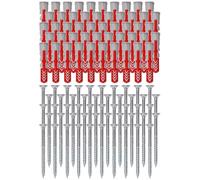 Vis coniques à filet partiel 5x60mm + chevilles DuoPower Fischer 8x40mm - 50 pièces