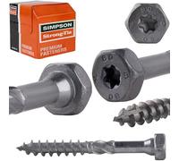 Vis à bois pour connecteur - Torx - 10x80 - SS-H - 50 pièces SIMPSON Strong-Tie