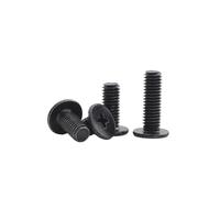 Vis cruciforme ultra fine à tête plate M1.2, 4, 6, M2, M3, M4, M5, en acier au carbone, petit boulon for ordinateur portable(6mm,M1.6 50pcs)