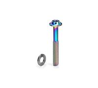 Vis d etrier de frein flat mount titane m5 torx 25 avec rondelle absoluteblack rainbow