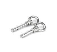 Vis d’expansion, Boulon d'expansion à crochet ouvert en acier inoxydable 304, boulon à œil de levage à crochet, boulon d'expansion M6 M8 M10 M12 M14 M16 M20(M6x100 2pcs)