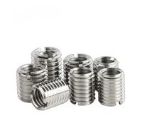 Vis d'adaptateur de filetage autotaraudeuse fendue en acier inoxydable 304, écrou de Conversion M2 à M12 for les projets de bricolage électrique(M10-M12X20X2pcs)