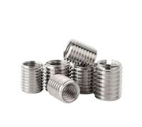 Vis D'adaptateur De Filetage En Acier Inoxydable 304 A2 M2-12 | Coupleur D'écrou De Conversion De Manchon D'insertion De Fil Intérieur Et Extérieur Fendu(15mm,M12xM16(1pcs))