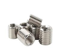Vis d'adaptateur de filetage fendu en acier inoxydable 304 M10-M24, coupleur d'écrou de Conversion polyvalent for les projets de bricolage(M12-M16X15X2pcs)