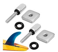 Vis d'aileron de planche de surf, matériel de surf, vis à ailerons robustes | Vis de rechange en acier inoxydable 316, sans outil, accessoires de surf Qincu-ca