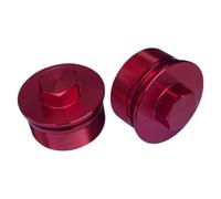 Vis d'amortissement de boulon de capuchon de fourche avant, Compatible avec VF750C 93-03 VF750C2 97-00 VF750CD 95-96 NC700X 12-17 CTX700D 14-18(red)