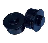 Vis d'amortissement de boulon de capuchon de fourche avant, Compatible avec VF750C 93-03 VF750C2 97-00 VF750CD 95-96 NC700X 12-17 CTX700D 14-18(black)