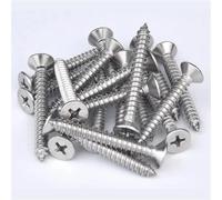 Vis d'ancrage autoperceuses 20 jeux d'ancrages et de vis for cloisons sèches M10, kit d'assortiment, bouchons muraux for tube d'expansion en plastique avec à tête cruciforme(Silver,10x100)