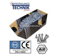 Vis d'ardoise Vis à tête plate Vis à bois 4,0x30mm inoxydable Tête plate