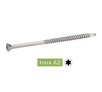 Vis de bardage parquet Inox A2 TF 6 lobes - BTE 200 - ACTON - 62334
