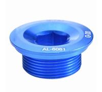 Vis de boulon de fixation de manivelle de pédalier de vélo en alliage d'aluminium, remplacement robuste pour installation légère SLX pour cyclistes XT (Bleue)