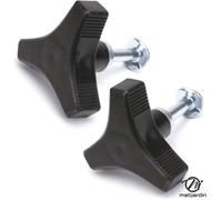 Vis de brancard - MATIJARDIN - Universel - Vendu par 2 - Écrou papillon - Dévissage rapide sans outil