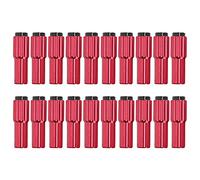 Vis de câble de vélo en alliage d'aluminium, 20 pièces, changement de vitesse précis, réglage constant, accessoires de vélo (Rouge)