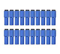 Vis de câble de vélo en alliage d'aluminium, 20 pièces, changement de vitesse précis, réglage constant, accessoires de vélo (Bleu)