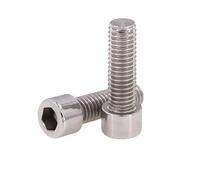 Vis de Cage de bouteille d'eau de vélo en acier inoxydable M5, boulons hexagonaux, support de montage, pièces de route adaptées(M5x25-10Pcs)