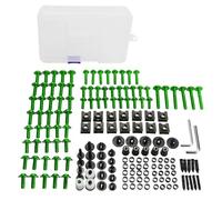 Vis De Carénage De Moto Kit De Vis Et Écrous Pour Carénage Moto Pour Pour CBR600F Pour CBR 600 Pour CBR600 F Clips Fixation Boulons Fixation Écrous(Vert)